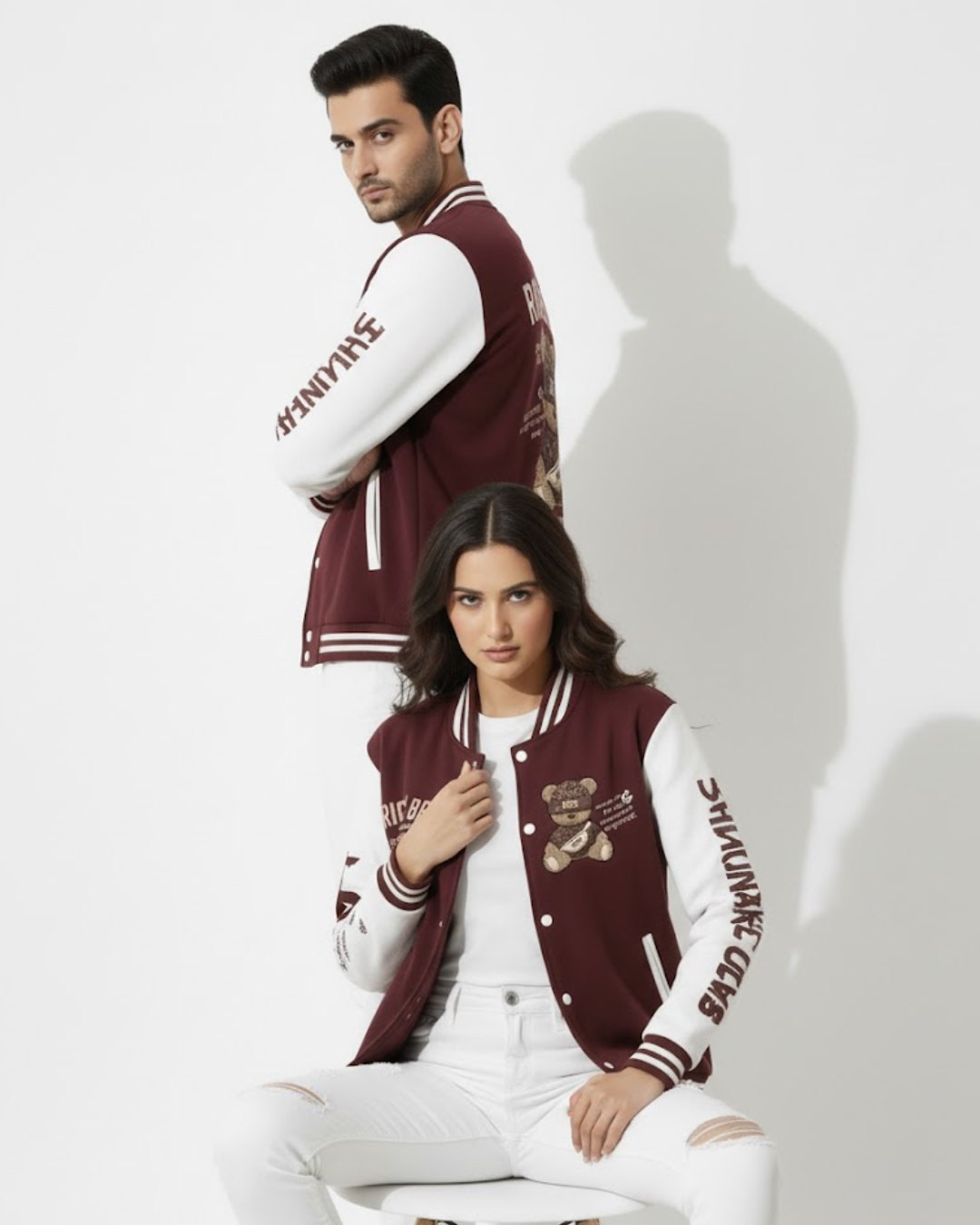 College Jackets Rich Bear - Luxury Varsity Jacket
