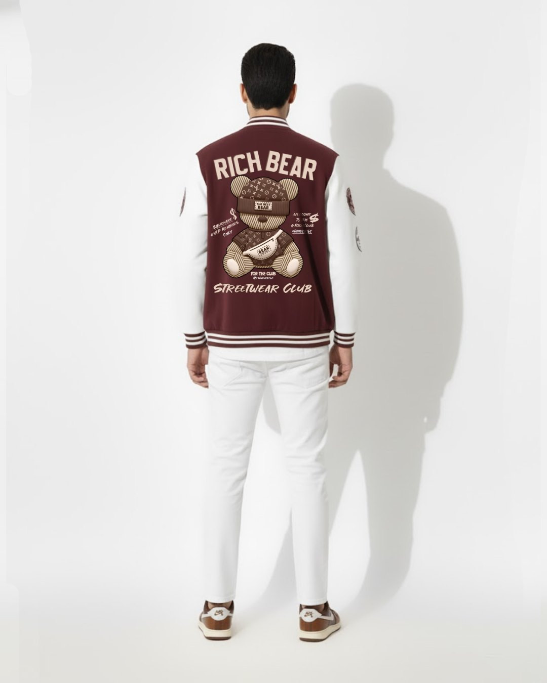 College Jackets Rich Bear - Luxury Varsity Jacket