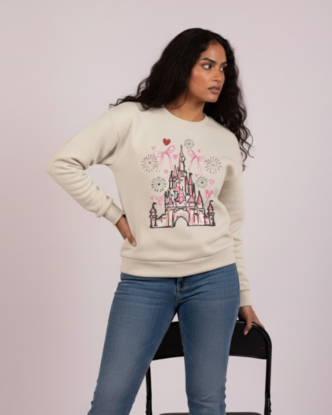 Pink Castle – Barbie Classic fit Sweatshirt