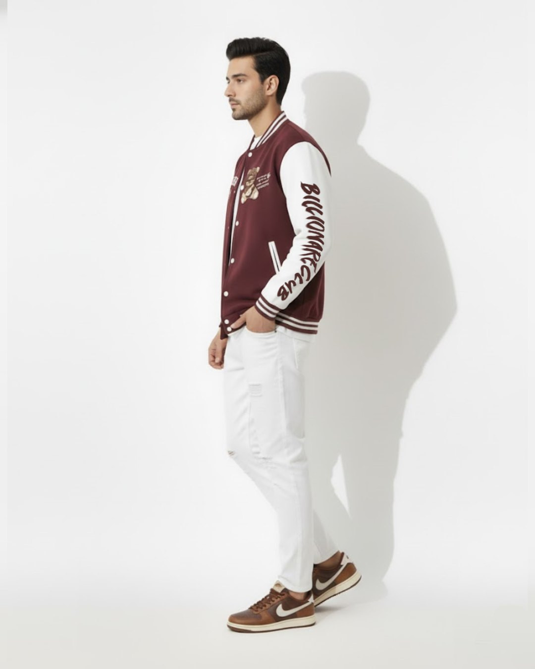 College Jackets Rich Bear - Luxury Varsity Jacket