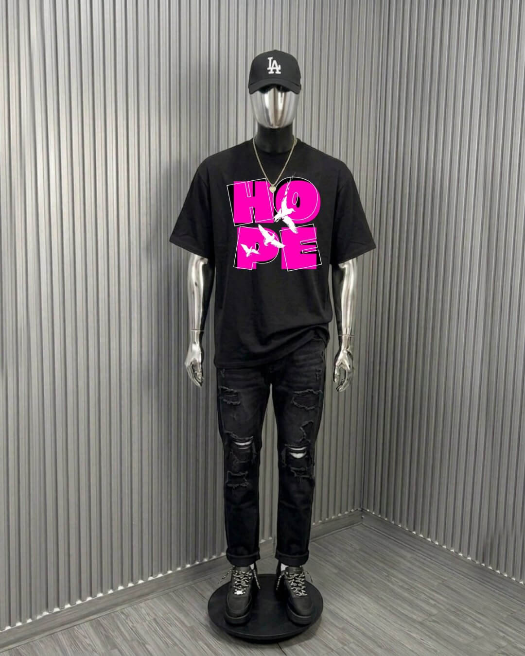 Hope Pink - Relax fit T Shirt