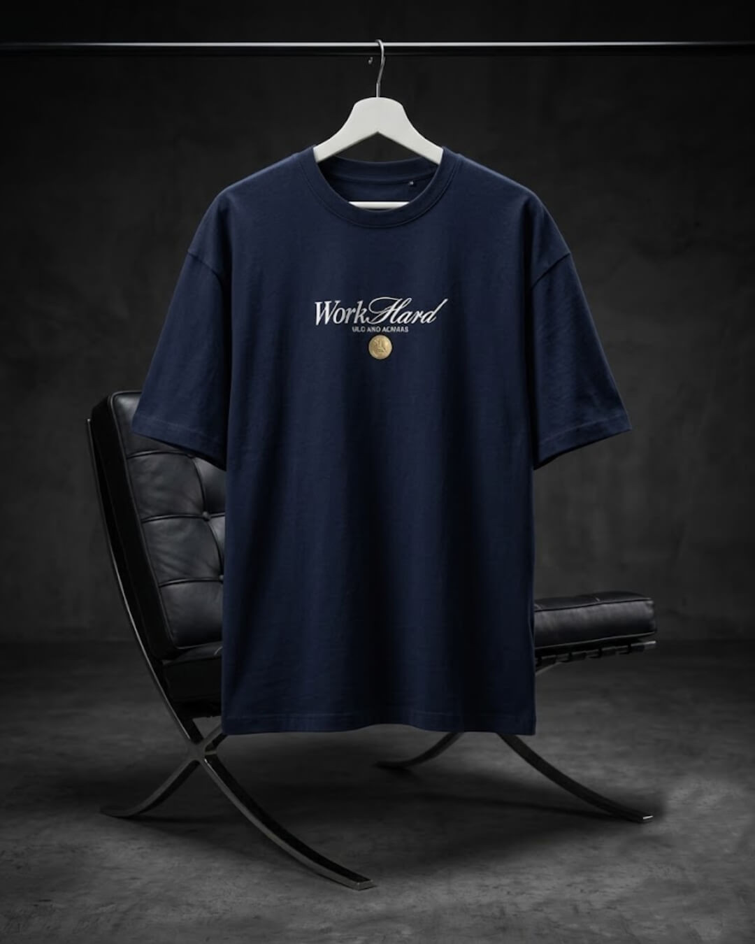 Classic Hustle Quote Relax Fit Tee